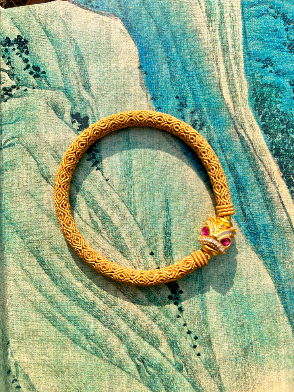 Rope Bracelet-Gloden loong(0.5cm width)