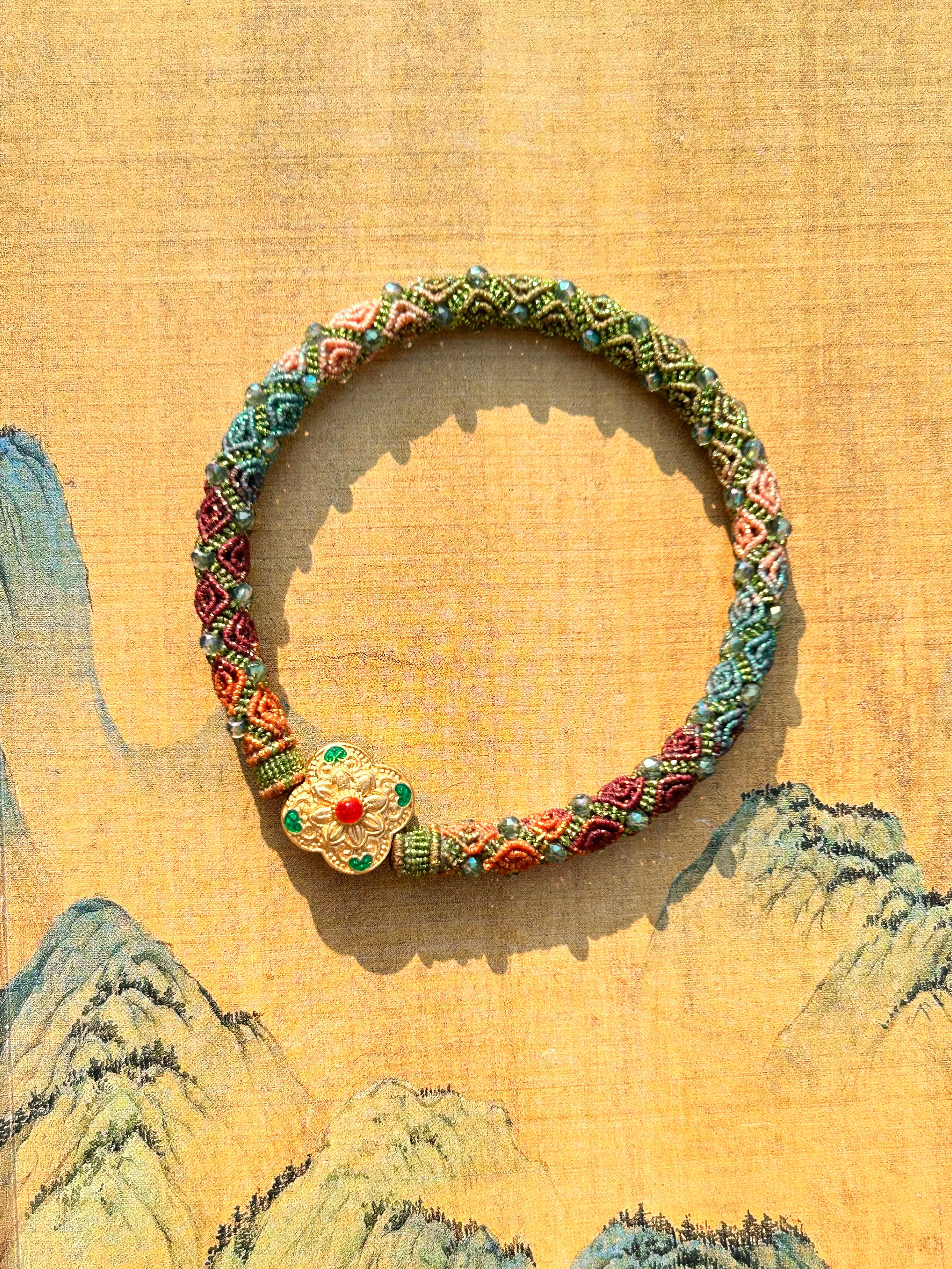 Rope Bracelet-Southern God of Wealth · Chai Rong(0.5cm width)